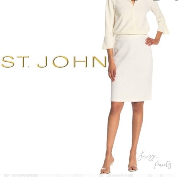 NEW ST. JOHN SEPARATES  SZ 12.  IVORY - Picture 2 of 8